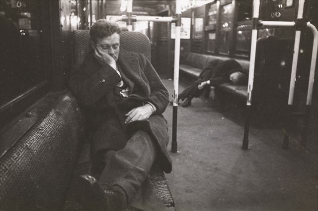 Rough night on the subway, 1946
